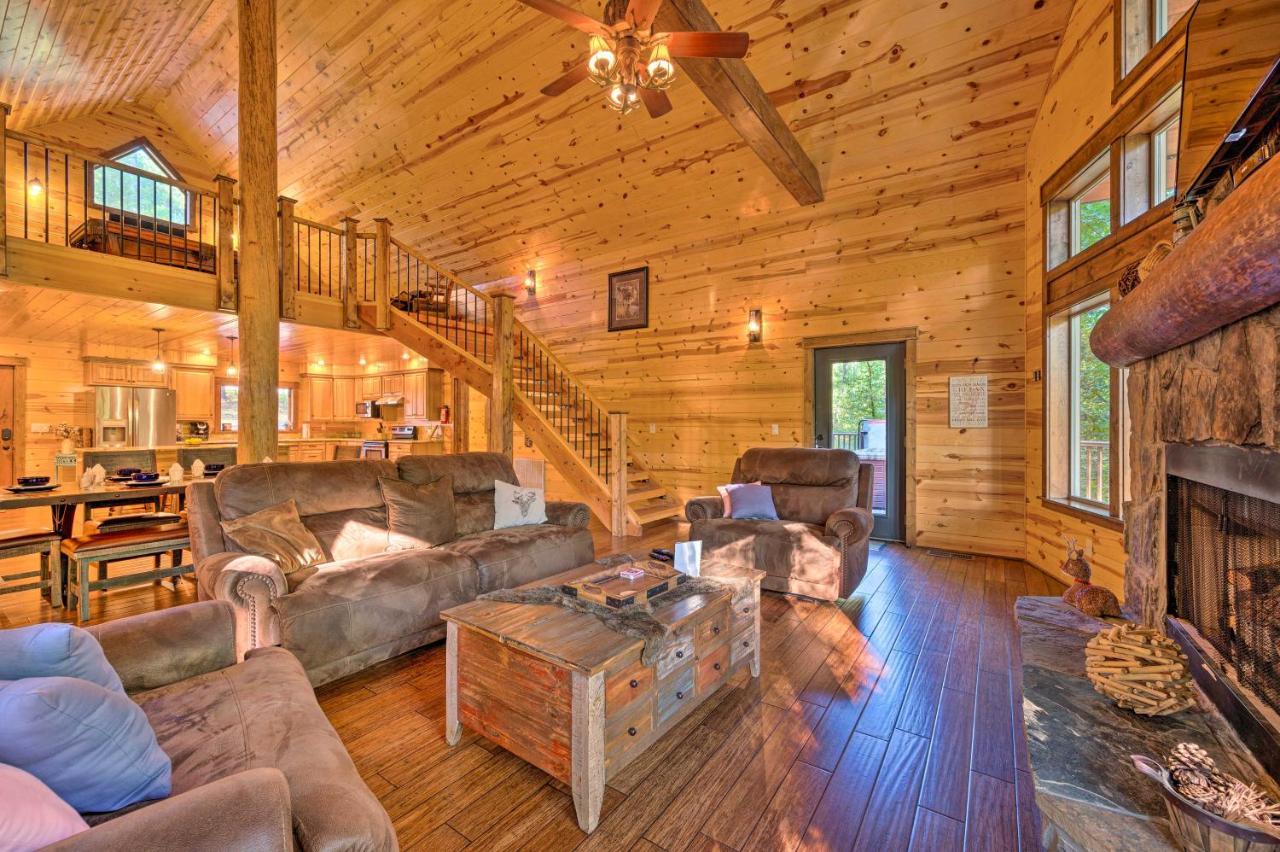 Creekside Broken Bow Cabin With Hot Tub And Fire Pit! Stephens Gap Bagian luar foto
