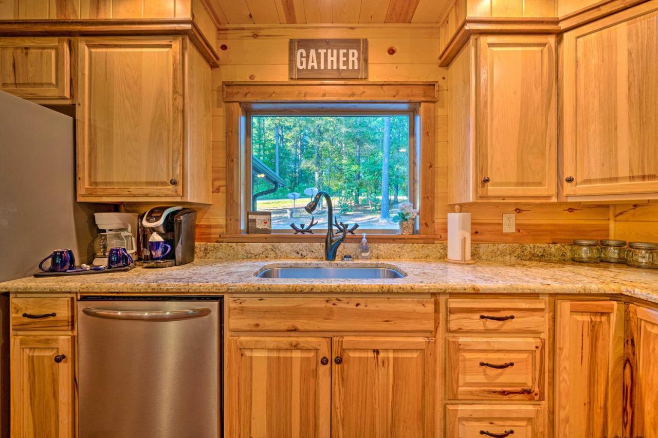 Creekside Broken Bow Cabin With Hot Tub And Fire Pit! Stephens Gap Bagian luar foto