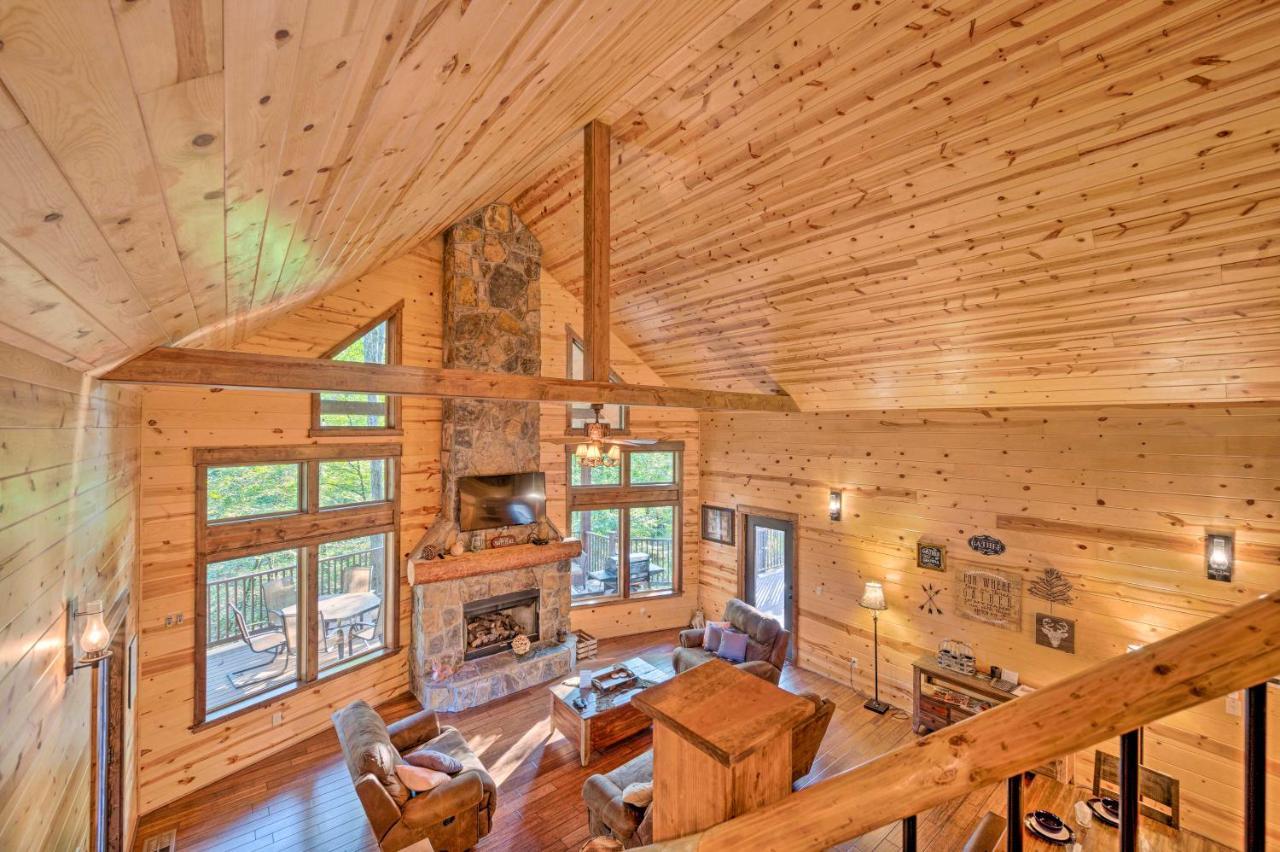 Creekside Broken Bow Cabin With Hot Tub And Fire Pit! Stephens Gap Bagian luar foto