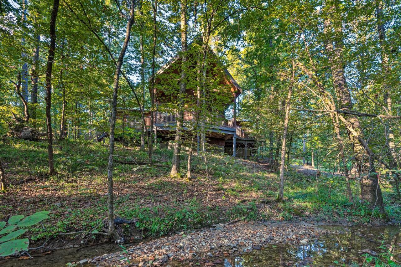 Creekside Broken Bow Cabin With Hot Tub And Fire Pit! Stephens Gap Bagian luar foto